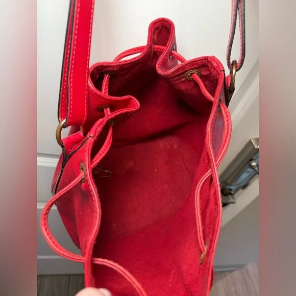 Louis Vuitton Red Epi Noe Bag - Picture 10 of 14